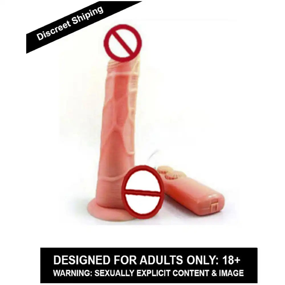 Multi-speed rotating vibrating massager for women with wired controller and ergonomic design.