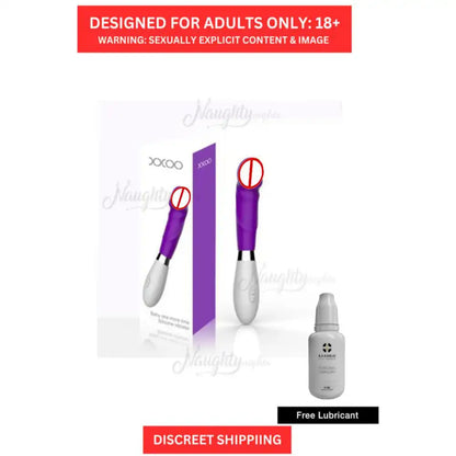 Silicone vibrator massager for women with ergonomic handheld design and multi-speed vibration modes.