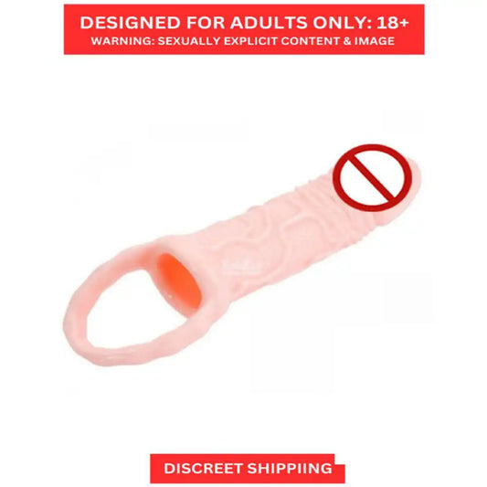 Soft silicone sleeve dragons reusable condom with textured flexible design and washable construction.