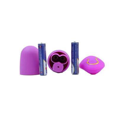 Pink wireless egg vibrator massager with remote control and rechargeable design.